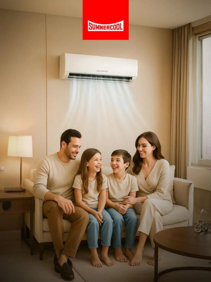 Az egész család nyugodt a klima mellett